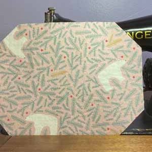 Polar Bear with Sprigs Mask